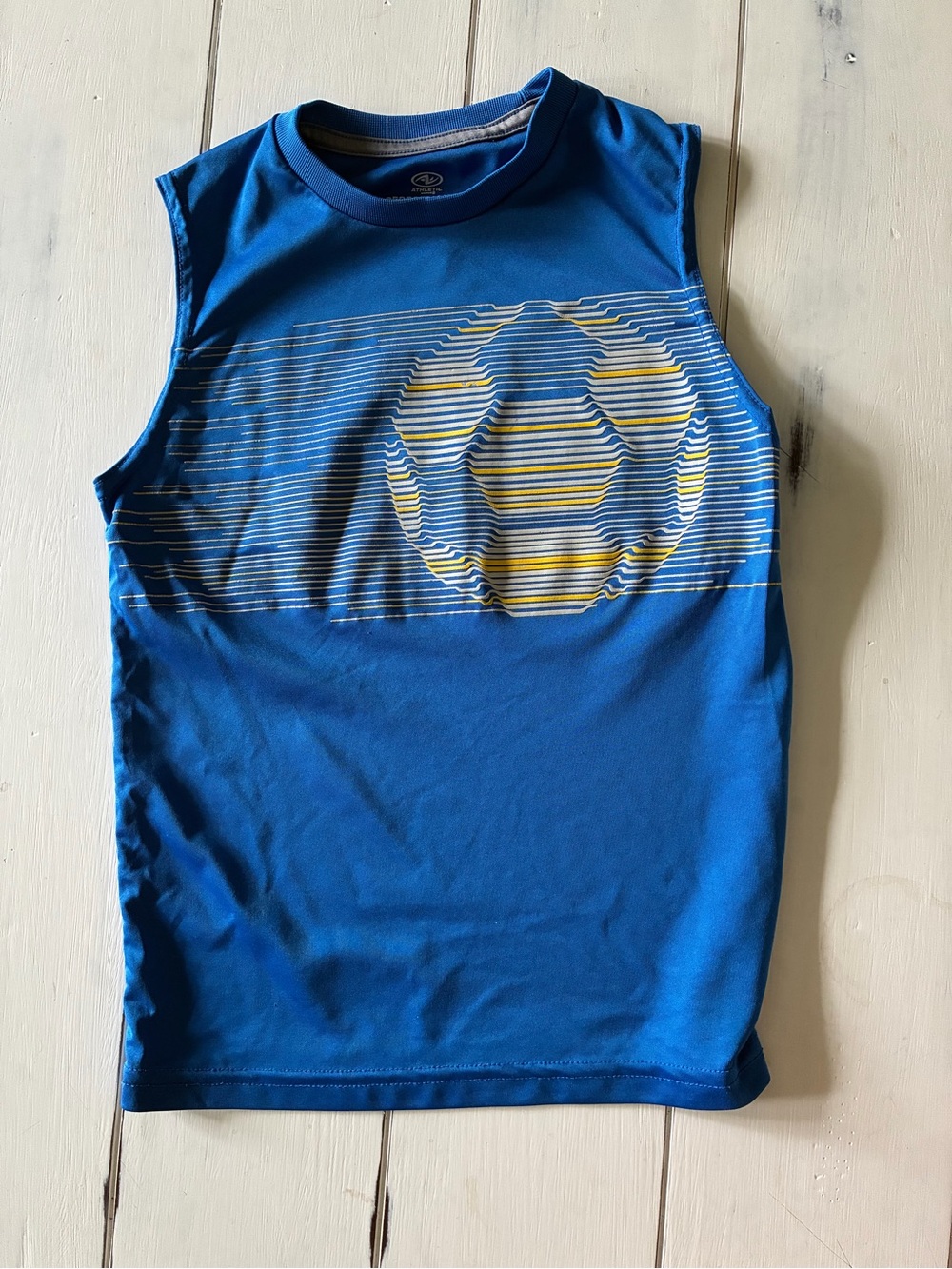 3/$10 Athletic Blue Boys' Sleeveless Soccer Tee